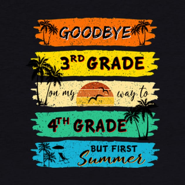 Funny Goodbye 3rd Grade Summer Graduation Teacher by artbyGreen